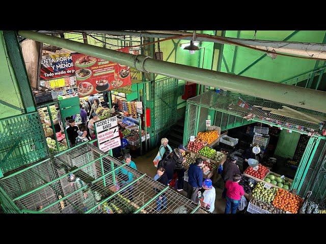 Mercado Cardonal food basket of Valparaiso