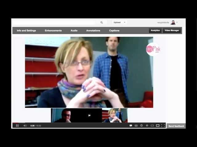 YouTube Next How-To Guru, Staci Perry VeryPink Knits Intro