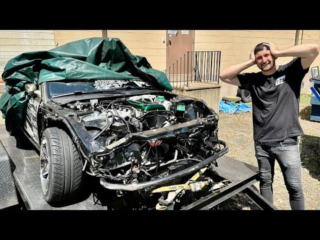 My Best Friend TOTALED HIS CAR! (Coming to the rescue)