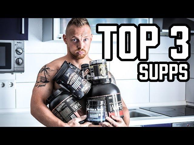 TOP 3 Supplemente für ANFÄNGER | Das ist meine Empfehlung für Nahrungsergänzungsmittel