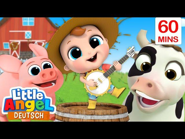 Old MacDonald hat 'ne Farm | Kinderlieder mit Klein Joni | Little Angel Deutsch