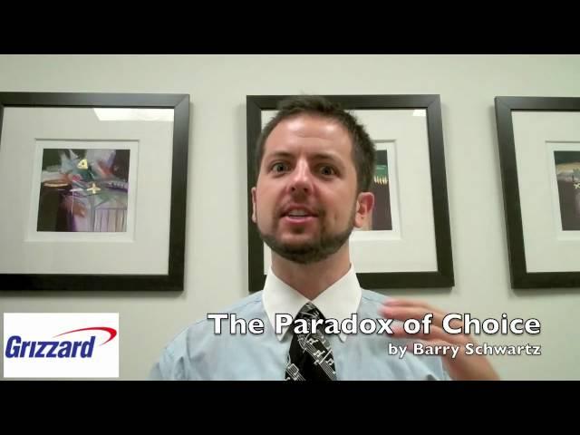 The Paradox of Choice by Barry Schwartz video book review