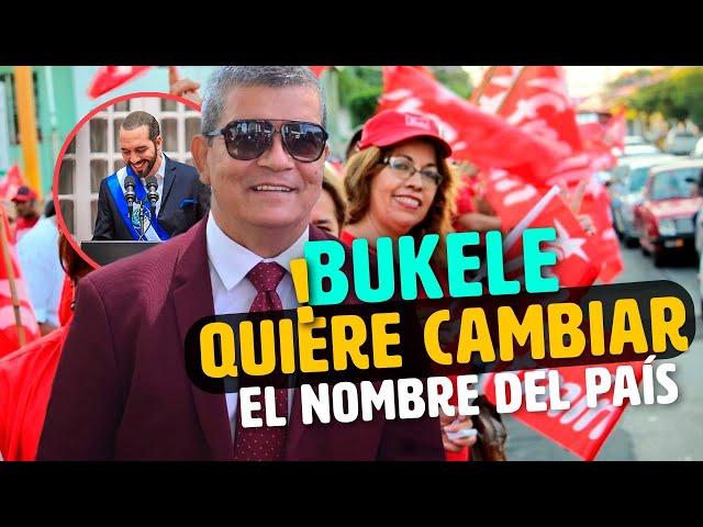 Chino Flores cree Bukele cambiara el Nombre del Pais  / Bukele Reacciona al Chile