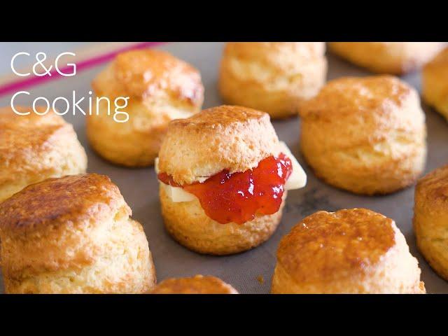 How to make a scone with a rich buttery scent