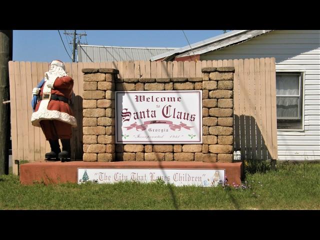 Santa Claus, Georgia Celebrating Christmas from Traveling with Hubert