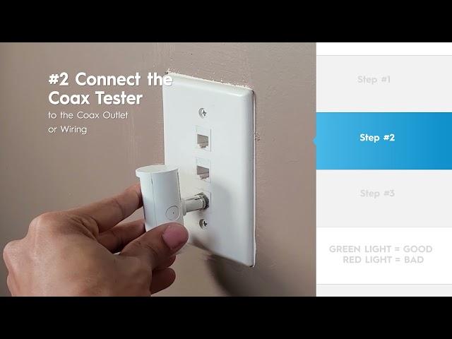 Hitron DSS-01 Coax Cable Tester...Test your Coax Outlet for Cable Internet