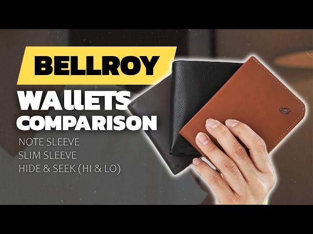 Ultimate Bellroy Wallet comparison video 2023 | Oribags