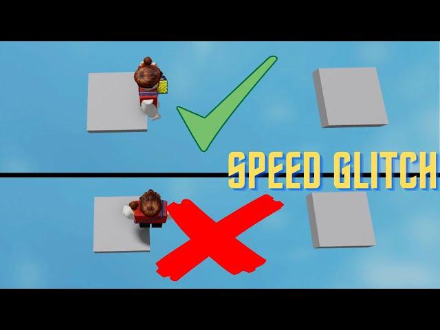 How To speed glitch | Roblox