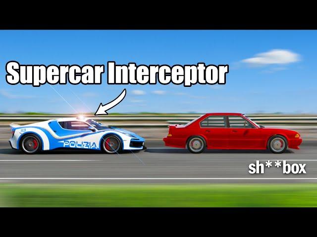 What If Police Actually Used Supercars?