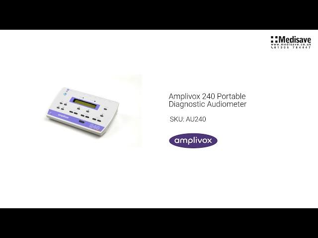 Amplivox 240 Portable Diagnostic Audiometer AU240