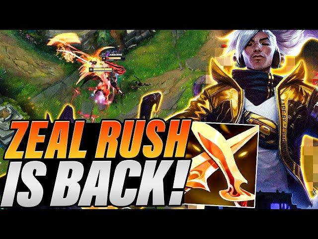 ZEAL RUSH ON YASUO IS ACTUALLY INSANE!