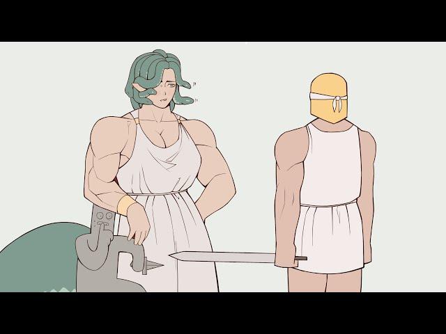 Buffed Medusa vs Perseus| Bonny comic dub