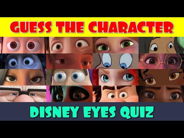 Guess the Disney Character by the Eyes