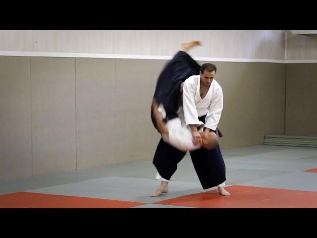 Aikido - Guillaume Erard at Le Cercle Christian Tissier (Paris, June 2016)