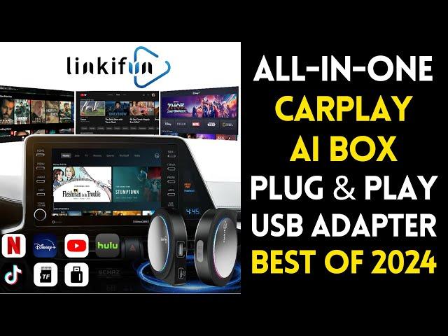 All-in-One CarPlay AI Box USB Adapter 2024  |  Linkifun GT6 Pro  |  UNBOXING REVIEW