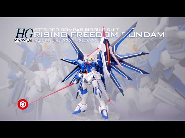 HG 1/144 STTS-909 RISING FREEDOM GUNDAM SIMPLE | SPEED BUILD | HG 1/144 ライジングフリーダムガンダム