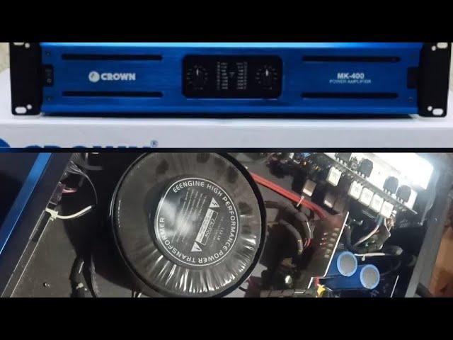 Power Amplifier CROWN MK400 400WRMS review