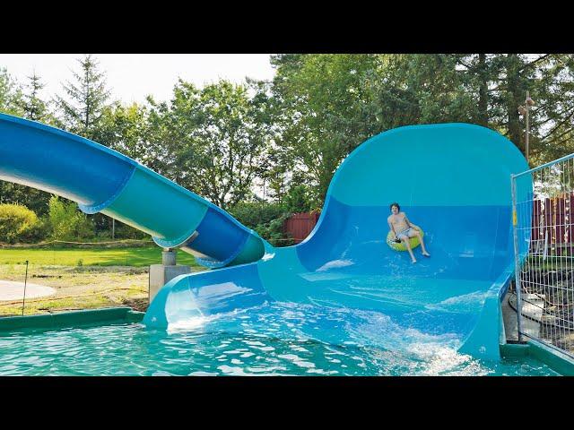 Smallest Halfpipe Water Slide in the World? Fårup Sommerland