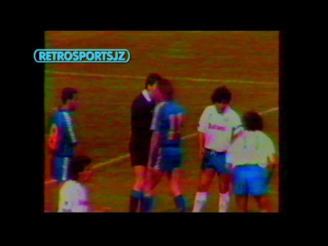 Verona vs Napoles de Maradona - 1987/1988 (Goles) - Serie A de Italia.