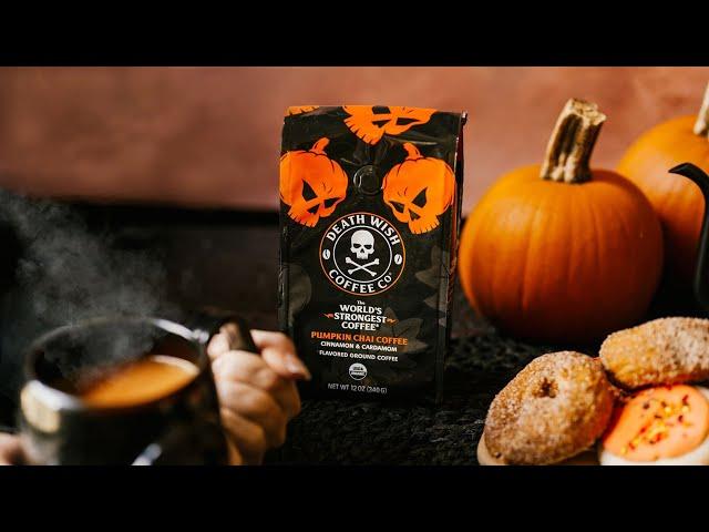 Bold and Spicy: Death Wish PUMPKIN CHAI Coffee Review [2024]