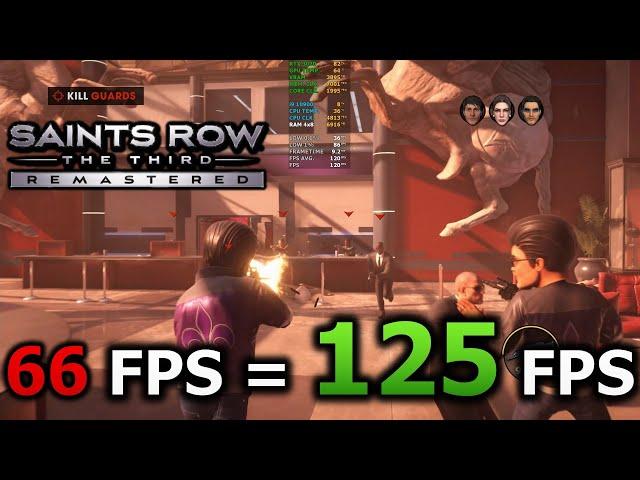 How to unlock FPS cap in game | Saints Row The Third Remastered