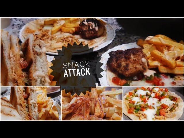 Snack Attack || Homemade Snacks || different type of tasty food recipes easy @learn eat and explore