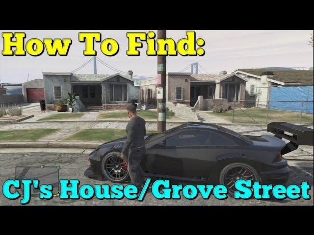 Gta 5 How To Find CJ's House/Grove Street