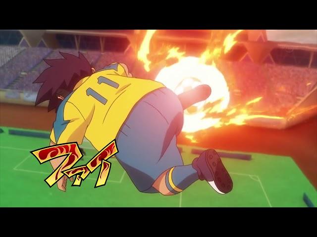 Sasuke's Fire Tornado-Inazuma Eleven Ares no Tenbin