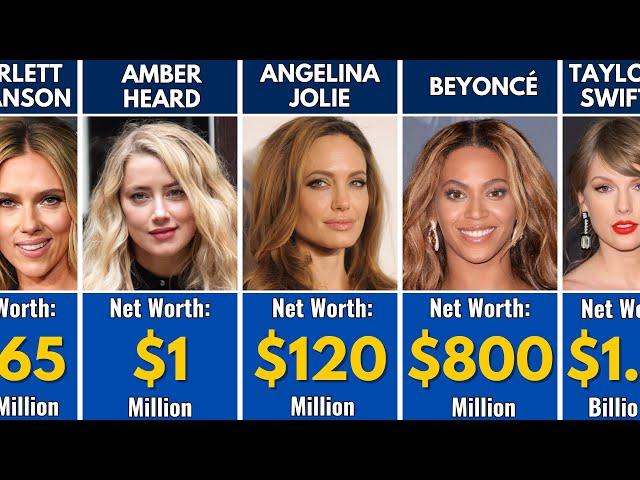 Hollywood Actresses’ Net Worth2024: Who’s the Richest Star?