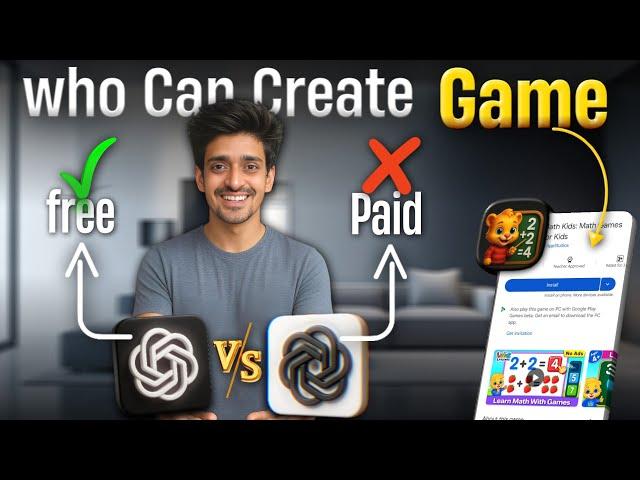 ChatGPT Free vs ChatGPT Plus | Best for Coding, Web Game & Android App Development?