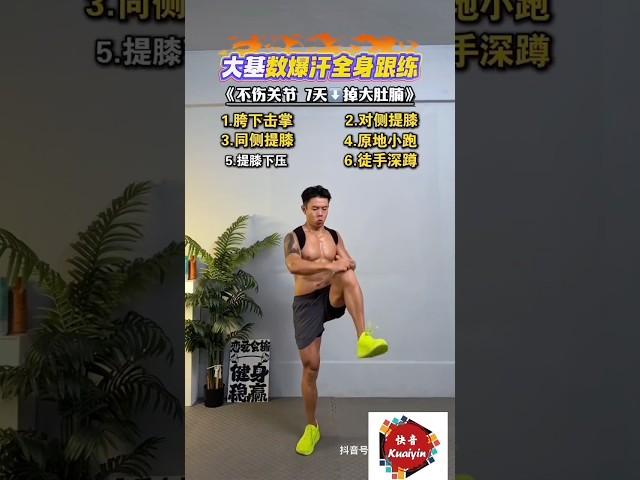 快音健身-大基数爆汗全身跟练#健康好生活 #健身干货 #训练笔记