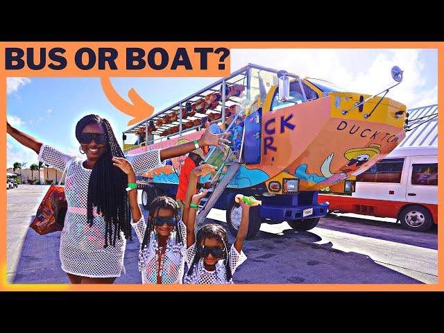 Duck Boat Adventures in Grand Turk: A Land & Sea Tour [CRUISING WITH KIDS]