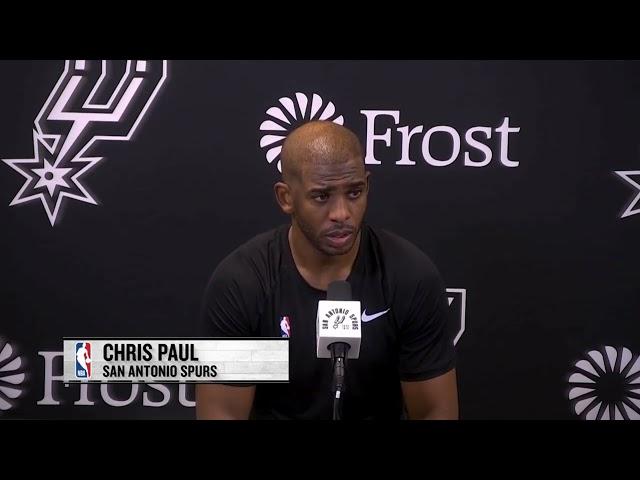 Chris Paul San Antonio Spurs - You want to learn and win at the same time!