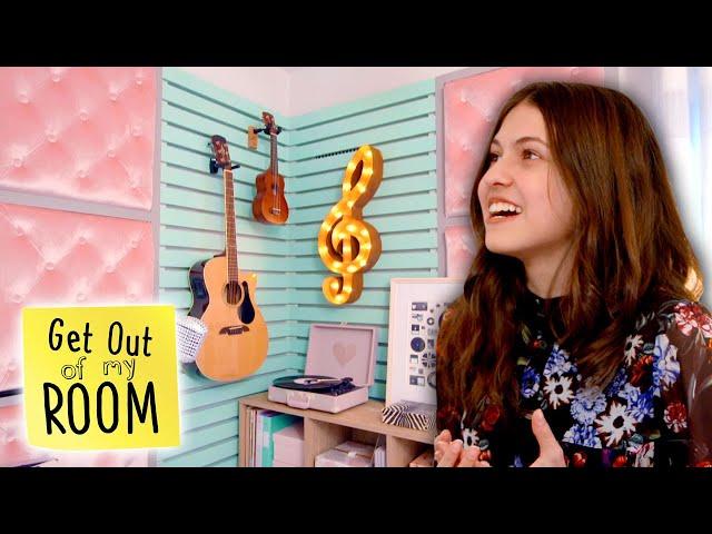 Girl Gets a MUSIC RECORDING STUDIO In Her Room!  | Get Out Of My Room | Universal Kids