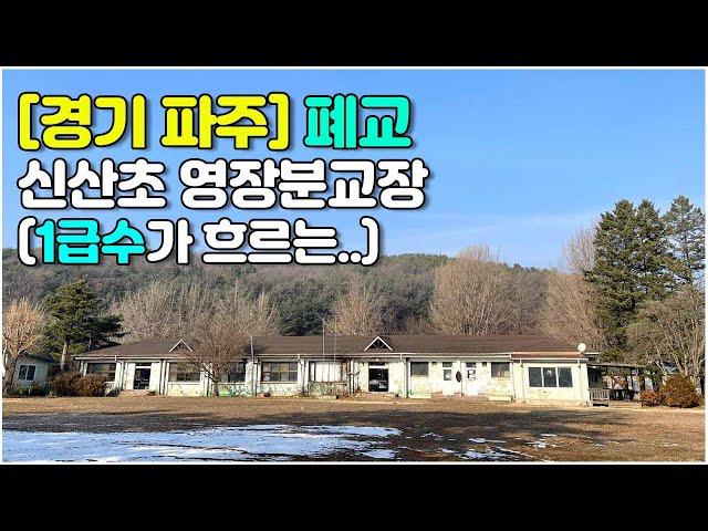 [경기 파주] 1급수가 흐르는 신산초 영장분교장(캠핑장으로 좋을) #폐교캠핑장 #closedschool #廢校