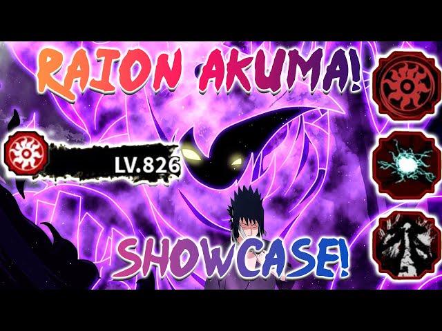 Shindo Life - (FULL SAMURAI SPIRIT) Raion-Akuma Showcase + PVP