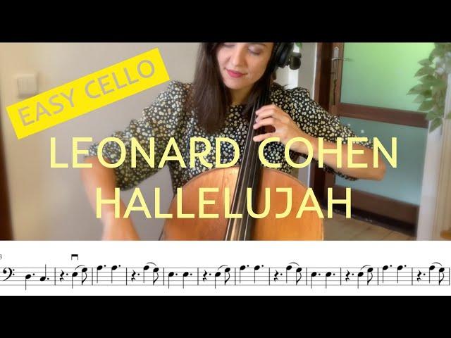 Play With Me - Hallelujah by L. Cohen(cello sheet music)