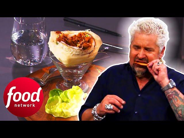 Guy Fieri Tries An Elegant Spicy Dinner | Guy's Grocery Games