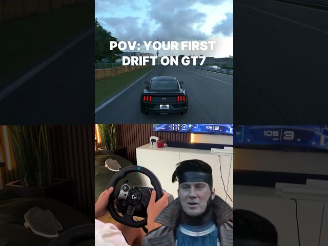 Your first drift on GT7