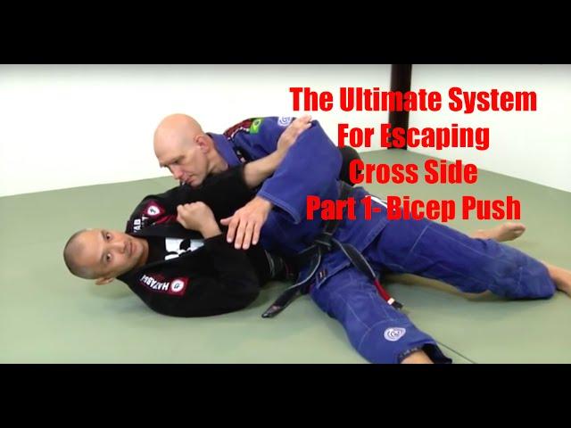 BJJ Ultimate System for Escaping Bottom Cross Side Part 1