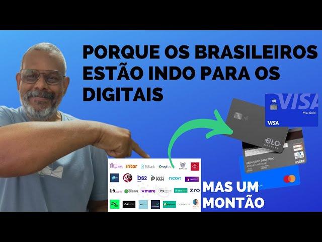 METADE DOS BRASILEIROS TEM CARTÕES DE CRÉDITO DE BANCO DIGITAL O MOTIVO É SIMPLES