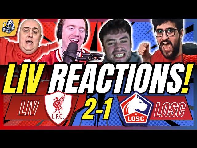 9 LIVERPOOL FANS DELIGHTED REACTIONS TO LIVERPOOL 2-1 LILLE | CHAMPIONS LEAGUE FAN REACTIONS