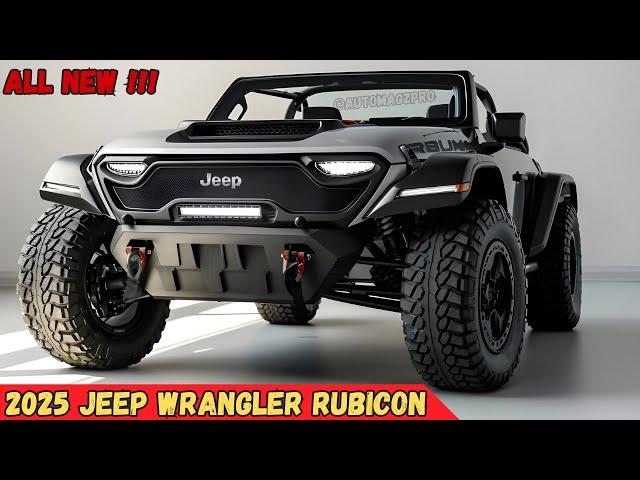 New Look!!! 2025 Jeep Wrangler Rubicon Revealed-Turns Heads in the Automotive World!