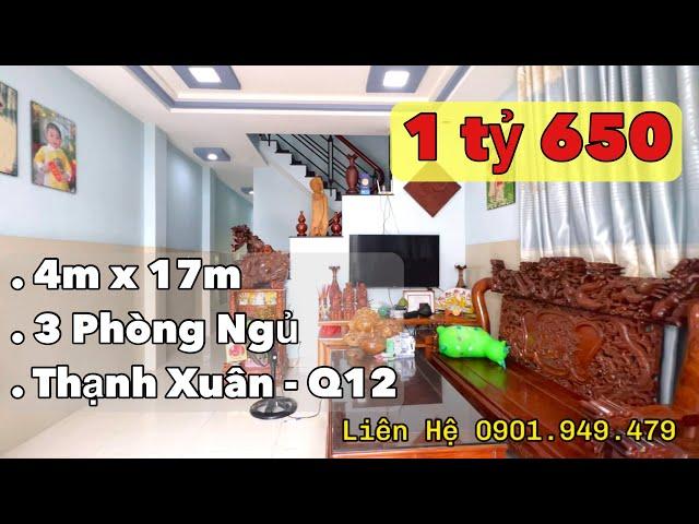 Bán nhà giá rẻ tại phường thạnh xuân quận 12