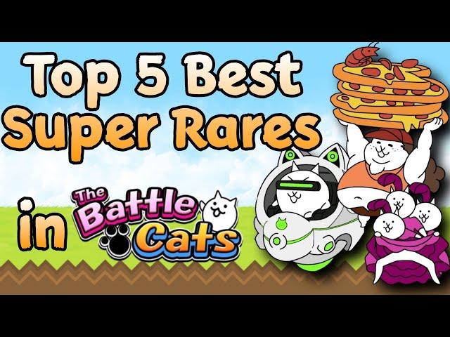 TOP 5 BEST Super Rare Cats in The Battle Cats