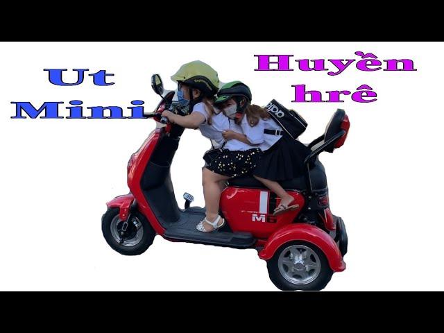 Ut Mini Và Huyền Hrê Lái Siêu Xe Đi Chợ Mua Đồ Ăn Sáng
