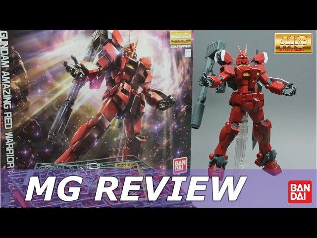 MG Gundam Amazing Red Warrior Review 1/100 Gundam Build Fighters Master Grade