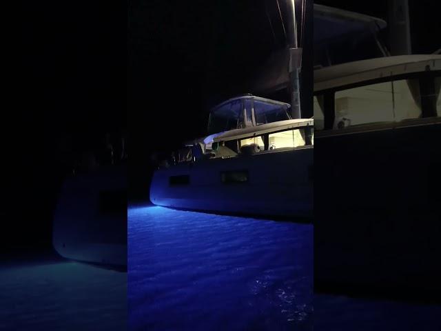 lagoon 46 at night #sailing #catamarans  #sailboat