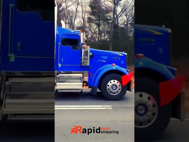 Lowboy Trailer Shipping Heavy Machinery | Rapid Auto Shipping
