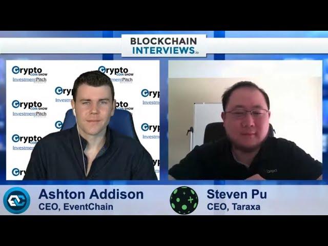Steven Pu, CEO of Taraxa - Informal Blockchain Transactions | Blockchain Interviews
